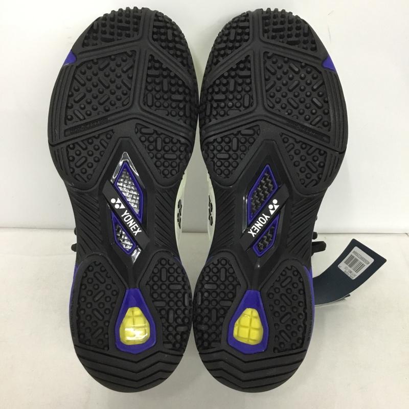 ヨネックス YONEX スニーカー スニーカー SHTF3MGC パワークッションフュージョンレブ3メンGC テニスシューズ 箱有 24.5cm 24.5cm ロゴ、文字 白 / ホワイト / X 黒 / ブラック / X 青 / ブルー /  レディース USED 古着 中古 10147954