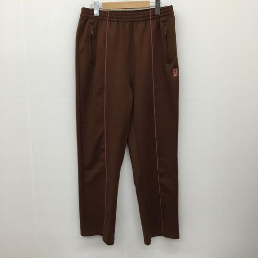 ハフ HUF パンツ スラックス LEXINGTON TRACK PANT　トラックパンツ M ロゴ、文字 茶 / ブラウン / X 桃 / ピンク /  メンズ USED 古着 中古 10134999