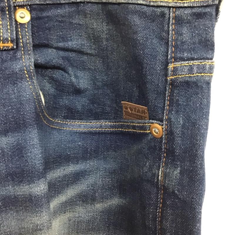 ジースターロゥ G-STAR RAW パンツ デニム、ジーンズ デニムパンツ スリムパンツ ストレッチパンツ ジーンズ 34インチ 無地 インディゴ / インディゴ /  メンズ USED 古着 中古 10119467