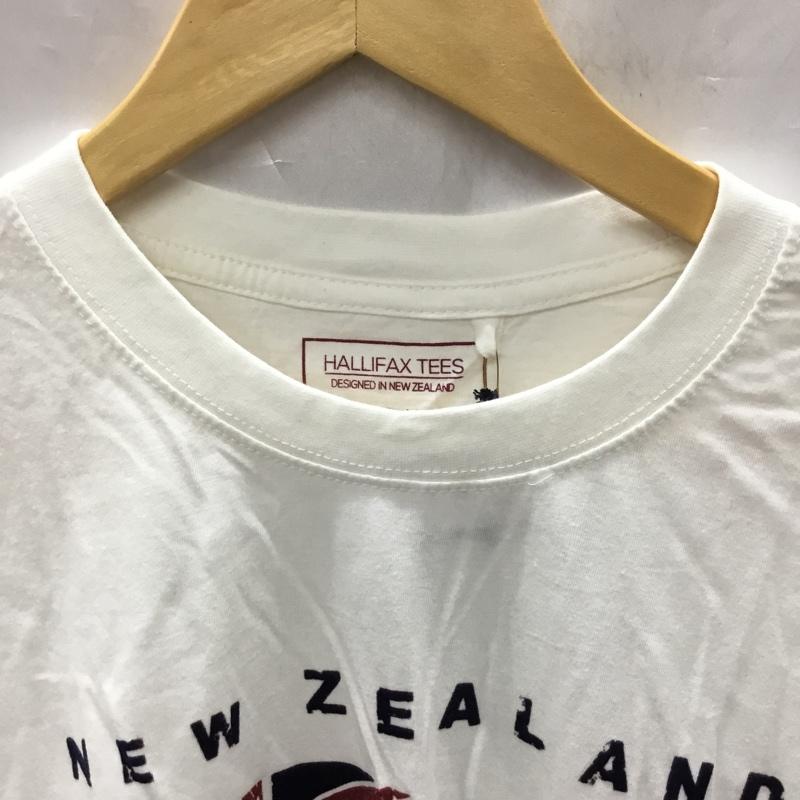 古着 USED Tシャツ 半袖 Hallifax クルーネック ニュージーランド M ロゴ、文字 白 / ホワイト /  メンズ USED 古着 中古 10119339