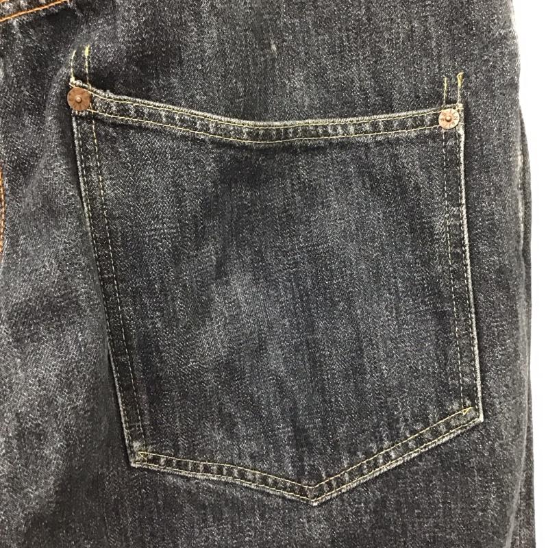 テンダーロイン TENDERLOIN パンツ デニム、ジーンズ デニムパンツ ストレートパンツ ワイドパンツ カジュアルパンツ ジーンズ 36 無地 黒 / ブラック /  メンズ USED 古着 中古 10115127