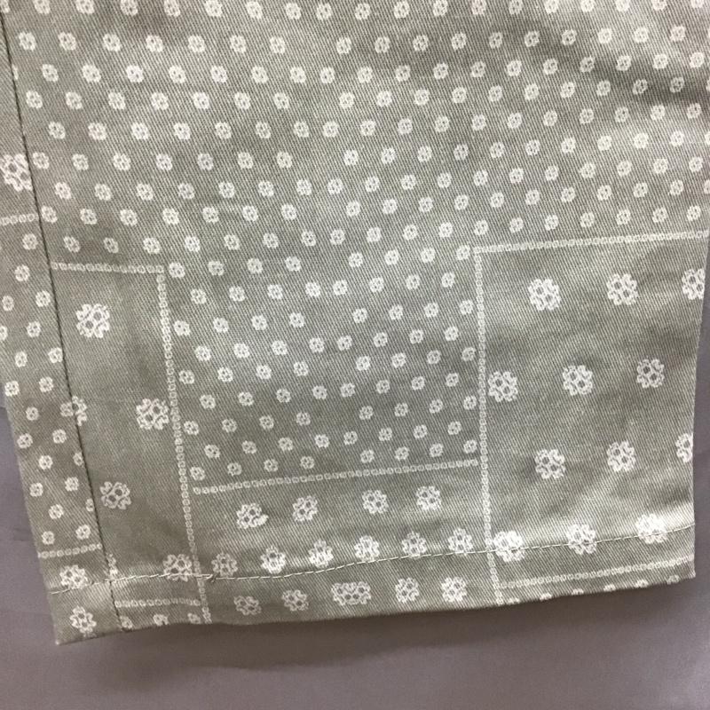 インヘリット INHERIT パンツ ワークパンツ、ペインターパンツ ワークパンツ ワイドパンツ カジュアルパンツ プリントパンツ L プリント 灰 / グレー /  メンズ USED 古着 中古 10113886