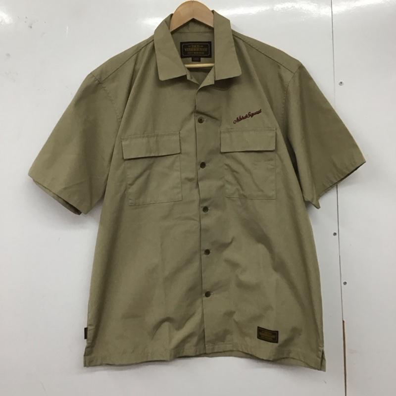 ネイバーフッド NEIGHBORHOOD シャツ、ブラウス 半袖 201tsnh-shm12 半袖シャツ 無地シャツ ポケットシャツ L ロゴ、文字 ベージュ / ベージュ /  メンズ USED 古着 中古 10128670