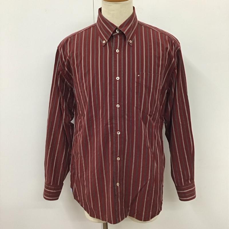 トミーヒルフィガー TOMMY HILFIGER シャツ、ブラウス 長袖 長袖シャツ カラーシャツ ポケットシャツ 長袖カットソー ストライプシャツ M ストライプ マルチカラー / マルチカラー /  メンズ USED 古着 中古 10118264