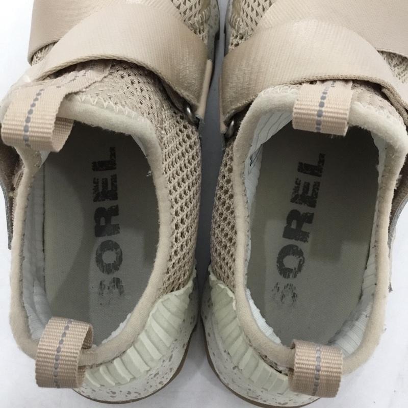 ソレル SOREL スニーカー スニーカー NL3231-257 キネティックスニークスニーカー 23cm 23.0cm ロゴ、文字 ベージュ / ベージュ /  レディース USED 古着 中古 10145151