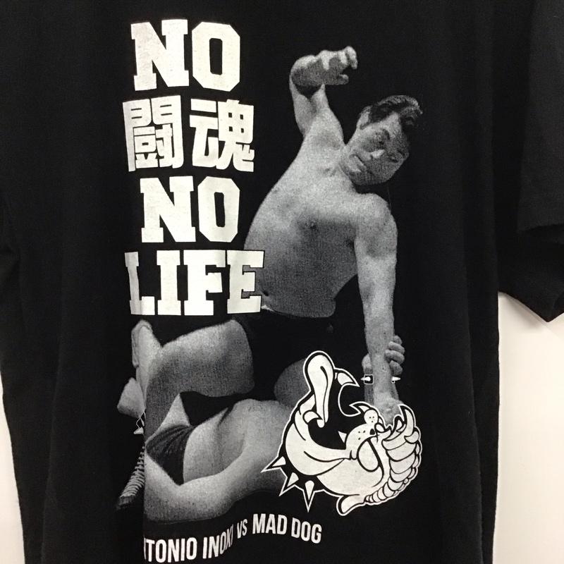 モブスタイル MOBSTYLES Tシャツ 半袖 半袖カットソー プリントTシャツ クルーネックカットソー L プリント 黒 / ブラック /  メンズ USED 古着 中古 10134557