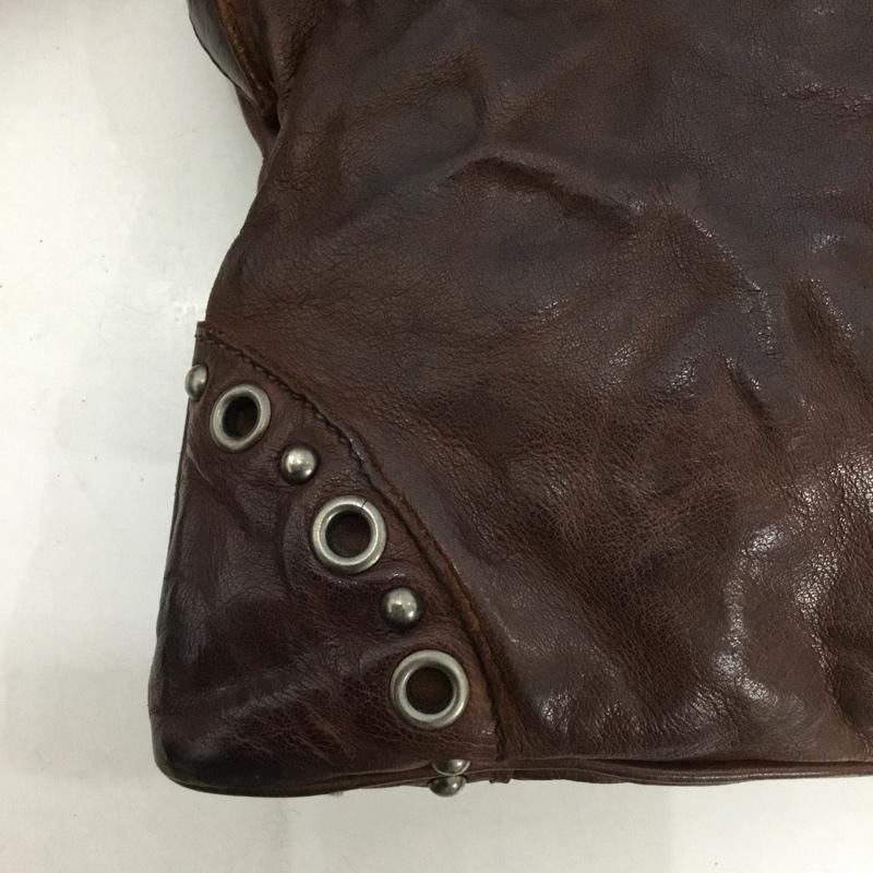 ミュウミュウ miu miu ショルダーバッグ ショルダーバッグ レザー コサージュ ロゴ、文字 茶 / ブラウン /  レディース USED 古着 中古 10129109