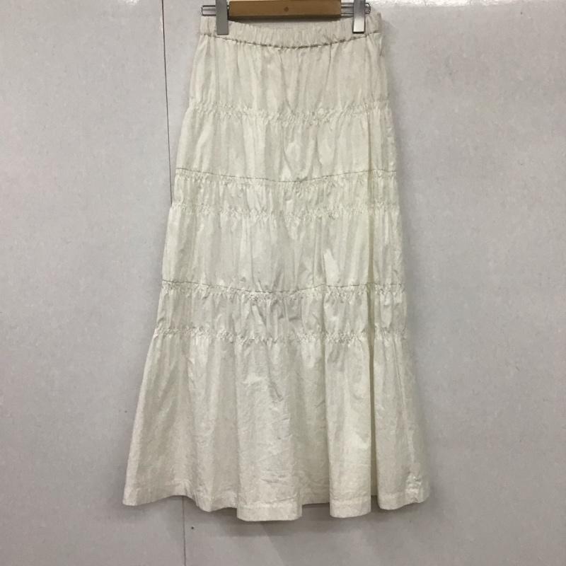 チャオパニックティピー CIAOPANIC TYPY スカート ロングスカート 無地 白 / ホワイト /  レディース USED 古着 中古 10131188