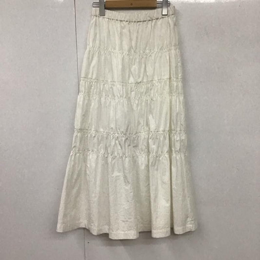 チャオパニックティピー CIAOPANIC TYPY スカート ロングスカート 無地 白 / ホワイト /  レディース USED 古着 中古 10131188