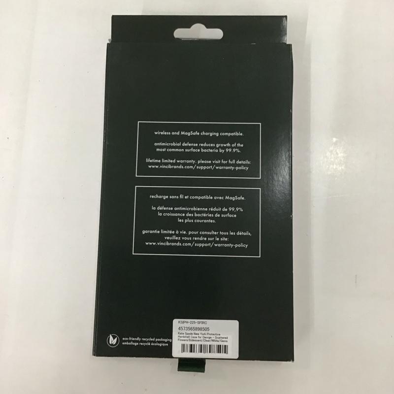 ケイトスペード Kate Spade ファッション小物 ファッション小物 KSIPH-225-SFIRC iPhone 14 Pro Max iPhoneケース Scattered Flowers ロゴ、文字 X 花柄 マルチカラー / マルチカラー /  レディース USED 古着 中古 10122775