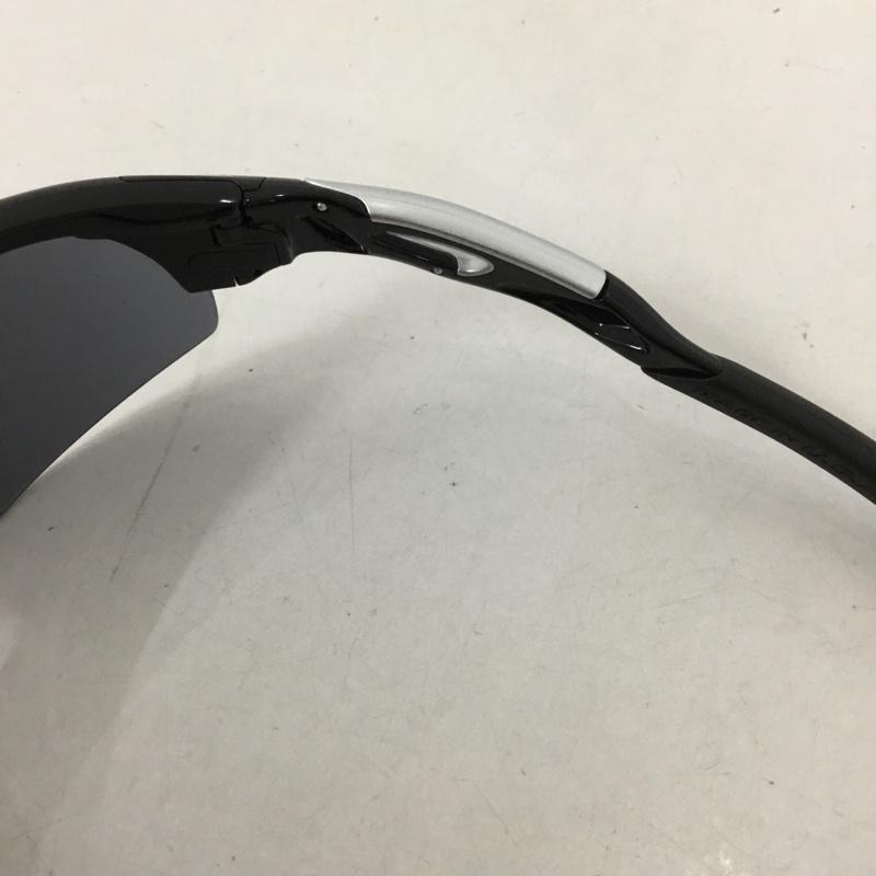 オークリー OAKLEY めがね・サングラス サングラス OO9182-01 RADARLOCK スポーツサングラス ミラーレンズ 箱有 ロゴ、文字 黒 / ブラック /  メンズ USED 古着 中古 10129369