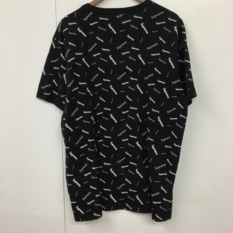 シュプリーム Supreme Tシャツ 半袖 18fw リンガーTシャツ プリントTシャツ クルーネック XL プリント 黒 / ブラック /  メンズ USED 古着 中古 10130282