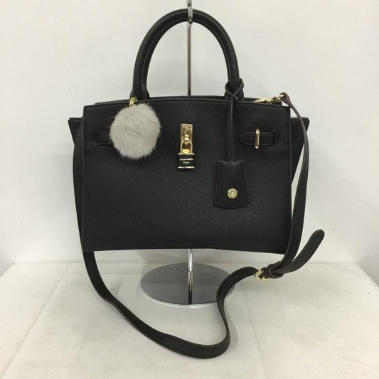 サマンサベガ Samantha Vega ハンドバッグ ハンドバッグ 2WAY ショルダー 鍵 無地 黒 / ブラック /  レディース USED 古着 中古 10138338