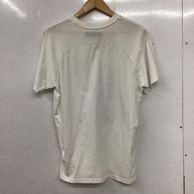 ウノピュウノウグァーレトレリラックス 1piu1uguale3 RELAX Tシャツ 半袖 UST-23019 ラインストーングラデーションロゴ半袖Tシャツ M ロゴ、文字 白 / ホワイト /  メンズ USED 古着 中古 10134843