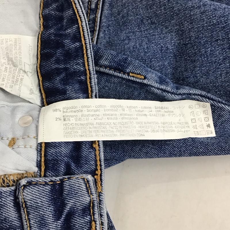 ザラ ZARA パンツ デニム、ジーンズ 36 無地 水色 / ライトブルー /  レディース USED 古着 中古 10142867