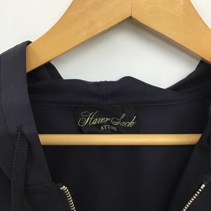 ハバーザック HAVERSACK パーカー 長袖 長袖パーカー プルオーバーパーカー スウェット 無地 紺 / ネイビー /  メンズ USED 古着 中古 10149936