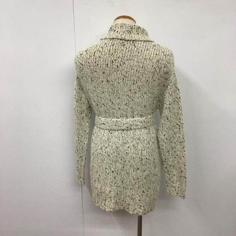 ユナイテッドアローズグリーンレーベルリラクシング UNITED ARROWS green label relaxing カーディガン 長袖 長袖ニットカーディガン リブニットロングカーディガン 前ボタン L 総柄 マルチカラー / マルチカラー /  メンズ USED 古着 中古 10121045