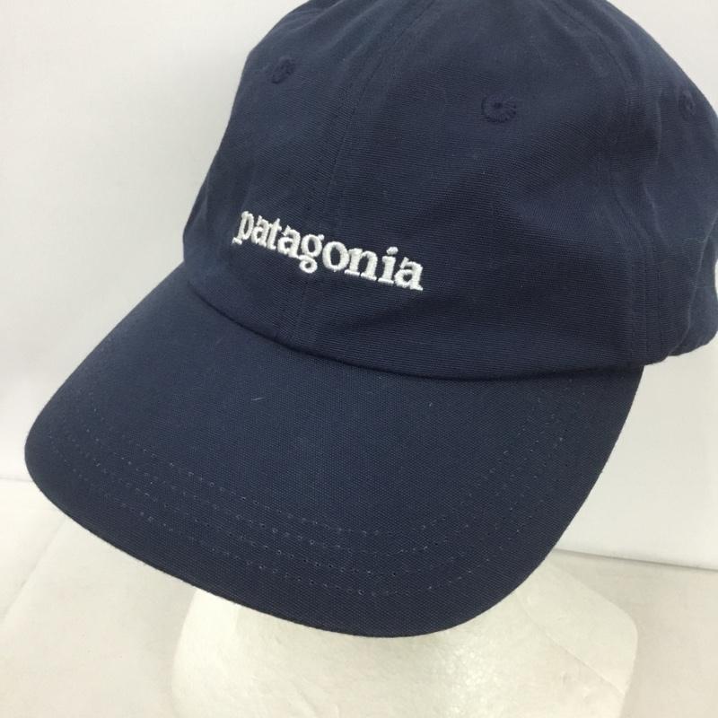 パタゴニア patagonia 帽子 キャップ netplus ロゴ、文字 紺 / ネイビー /  メンズ USED 古着 中古 10143296
