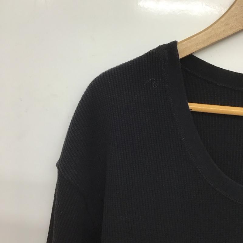 ミラオーウェン Mila Owen カットソー 長袖 09WCT221160 1 無地 黒 / ブラック /  レディース USED 古着 中古 10148595