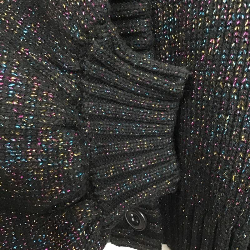 ハレ HARE カーディガン 長袖 FREE 無地 黒 / ブラック /  レディース USED 古着 中古 10141828