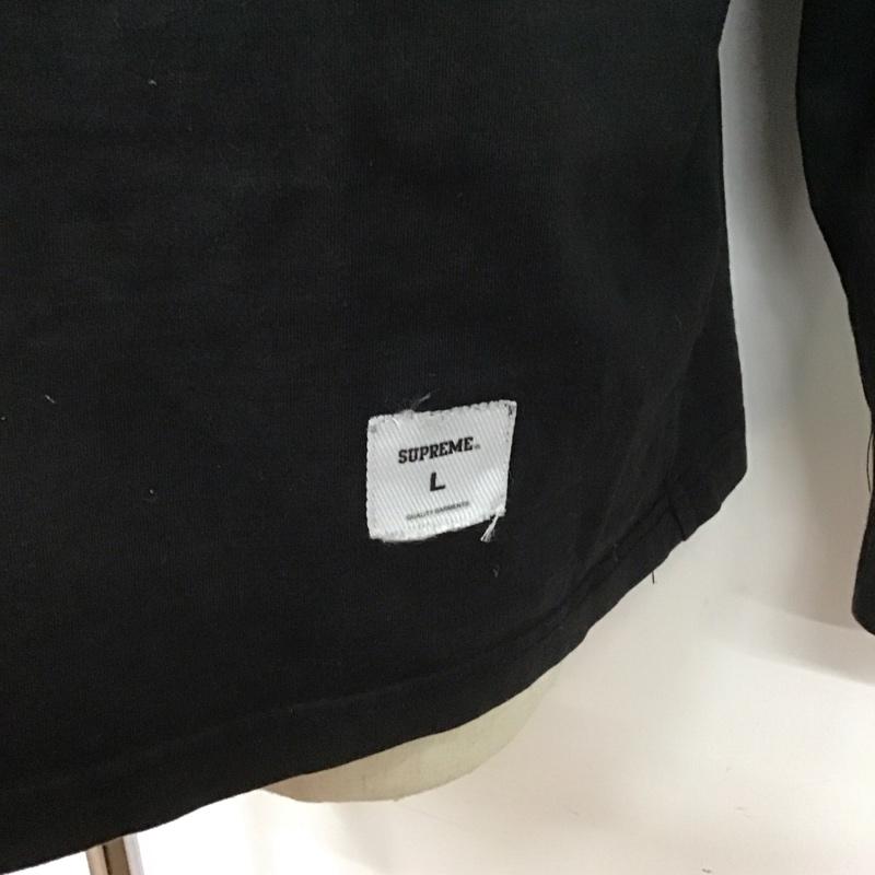 シュプリーム Supreme カットソー 長袖 19aw TrademarkLSTop 長袖カットソー 無地カットソー クルーネック L 無地 黒 / ブラック /  メンズ USED 古着 中古 10126718