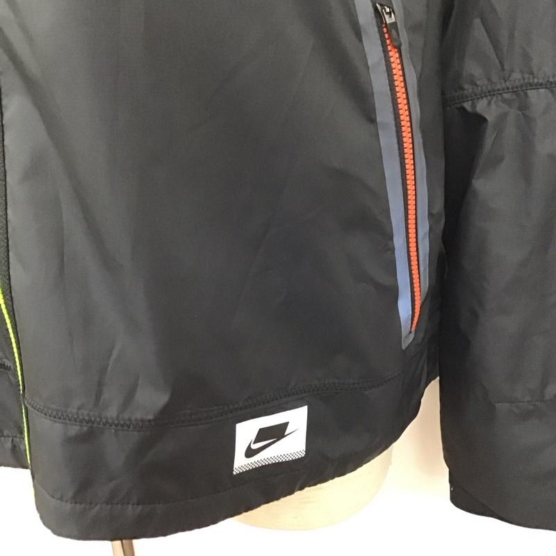 ナイキ NIKE ジャケット、上着 ジャンパー、ブルゾン bv5616-010 ナイロンジャケット ジップアップジャケット スポーツウェア XL ロゴ、文字 黒 / ブラック /  メンズ USED 古着 中古 10108008