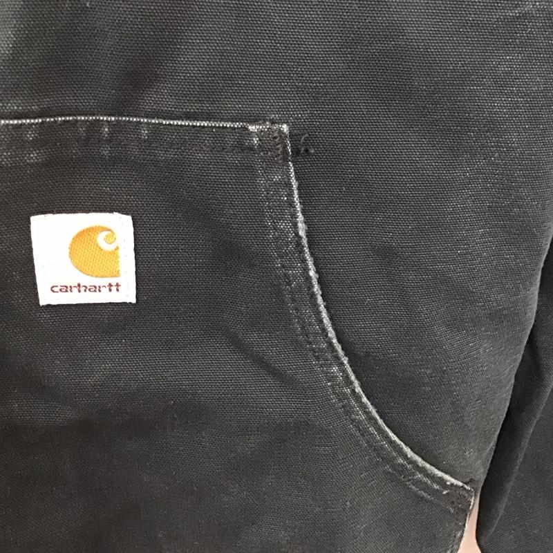 カーハート Carhartt ジャケット、上着 ジャケット、ブレザー J131 BLK Active Jacket アクティブジャケット フード L ロゴ、文字 黒 / ブラック /  メンズ USED 古着 中古 10121301