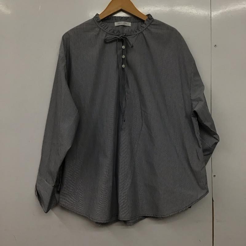 ショコラ フィネ ローブ chocol raffine robe シャツ、ブラウス 長袖 FREE ストライプ マルチカラー / マルチカラー /  レディース USED 古着 中古 10151247