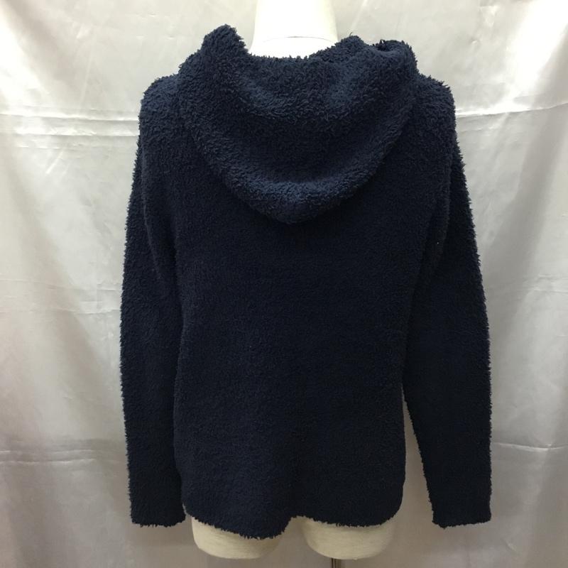 ベアフットドリームズ BAREFOOT DREAMS パーカー 長袖 S 無地 紺 / ネイビー /  メンズ USED 古着 中古 10108953