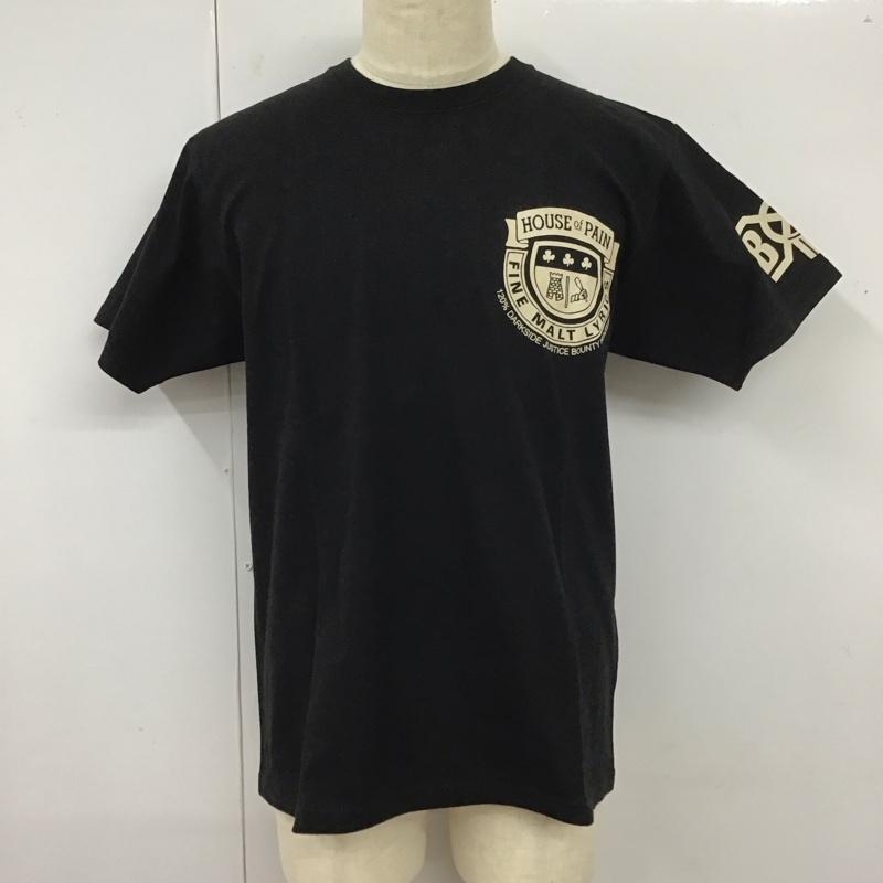 バウンティーハンター BOUNTY HUNTER Tシャツ 半袖 半袖カットソー プリントTシャツ クルーネックカットソー M ロゴ、文字 黒 / ブラック /  メンズ USED 古着 中古 10111958