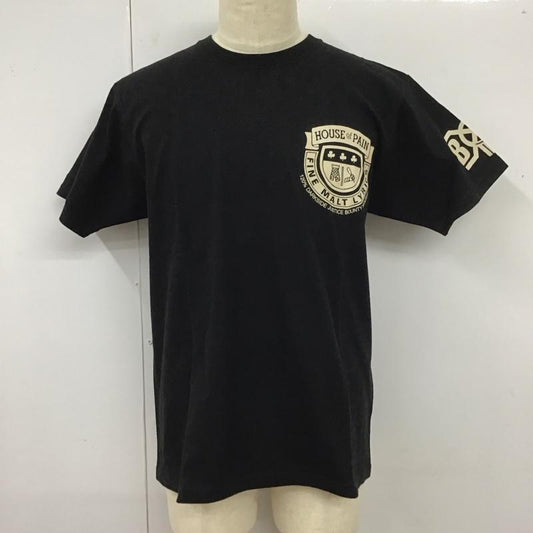 バウンティーハンター BOUNTY HUNTER Tシャツ 半袖 半袖カットソー プリントTシャツ クルーネックカットソー M ロゴ、文字 黒 / ブラック /  メンズ USED 古着 中古 10111958