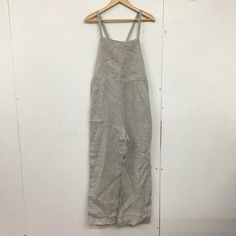 ジャーナルスタンダード レリューム JOURNAL STANDARD relume サロペット・オーバーオール サロペット、オーバーオール 24030462108110 フレンチリネンサロペット 38 無地 灰 / グレー /  レディース USED 古着 中古 10142264