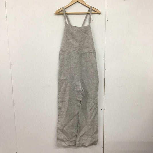 ジャーナルスタンダード レリューム JOURNAL STANDARD relume サロペット・オーバーオール サロペット、オーバーオール 24030462108110 フレンチリネンサロペット 38 無地 灰 / グレー /  レディース USED 古着 中古 10142264