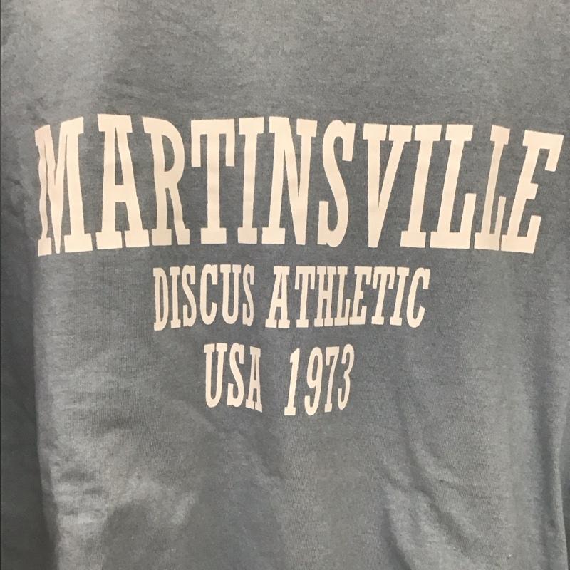 ディスカス アスレチック DISCUS ATHLETIC Tシャツ 半袖 3287-7768 BIG Tシャツ ROPE PICNIC R L ロゴ、文字 X プリント 水色 / ライトブルー /  レディース USED 古着 中古 10137038