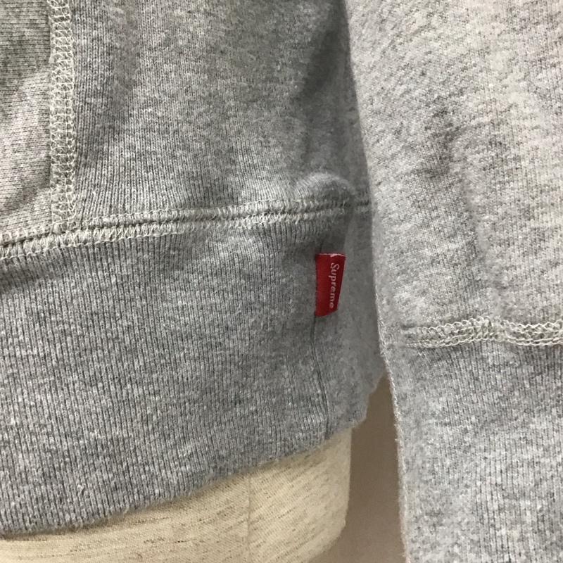 シュプリーム Supreme パーカー 長袖 14aw SupremeBoxLogoHoodedSweatshirt 長袖パーカー スウェット L ロゴ、文字 灰 / グレー /  メンズ USED 古着 中古 10110411