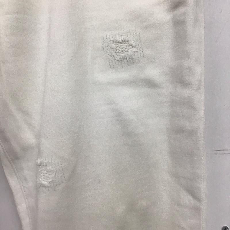アルマーニエクスチェンジ ARMANI EXCHANGE パンツ デニム、ジーンズ スリムパンツ ストレッチパンツ カジュアルパンツ 34 ダメージ加工 白 / ホワイト /  メンズ USED 古着 中古 10148300