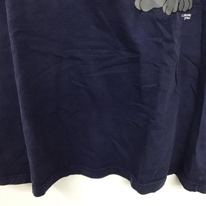 ショーナンボー Shonanbo Tシャツ 半袖 半袖カットソー プリントTシャツ ヘンリーネックカットソー XL プリント 紺 / ネイビー /  メンズ USED 古着 中古 10136093