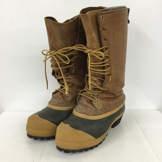 ホワイツブーツ WHITE S BOOTS ブーツ 一般 スノーブーツ ウィンターブーツ .レースアップ 無地 茶 / ブラウン /  メンズ USED 古着 中古 10129554