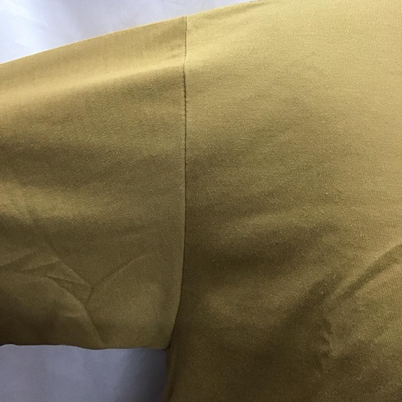 ザノースフェイス THE NORTH FACE Tシャツ 半袖 nt32035 Tシャツ プリントTシャツ クルーネックカットソー L ロゴ、文字 茶 / ブラウン /  メンズ USED 古着 中古 10122691