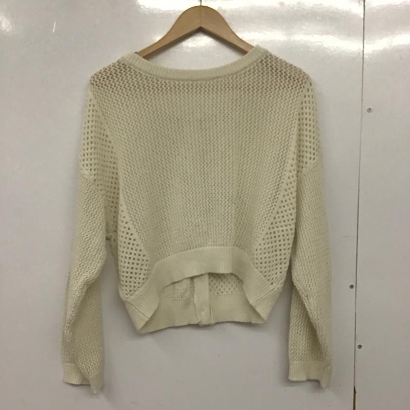 ニコアンド niko and... カーディガン 長袖 nkn22672cf FREE 無地 白 / ホワイト /  レディース USED 古着 中古 10150852