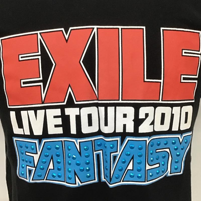 古着 USED Tシャツ 半袖 半袖カットソー クルーネックカットソー EXILEツアーTシャツ プリントTシャツ S ロゴ、文字 黒 / ブラック /  メンズ USED 古着 中古 10107130
