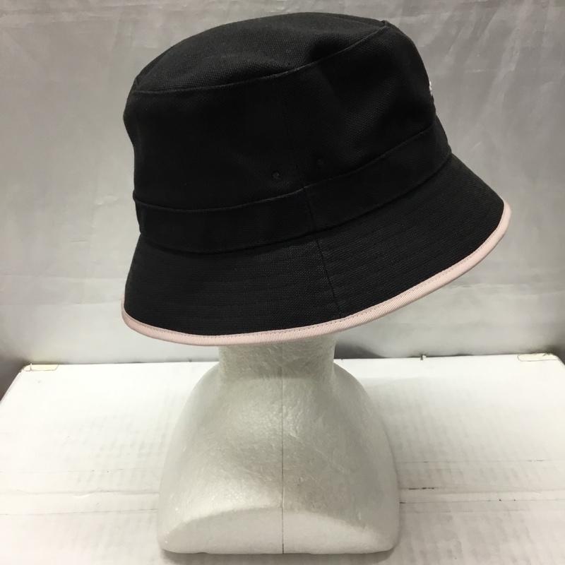 レッドバレンチノ RED VALENTINO 帽子 ハット VQ0HGA06XGU バケットハット ワンポイント 黒 / ブラック / X 桃 / ピンク /  レディース USED 古着 中古 10114851
