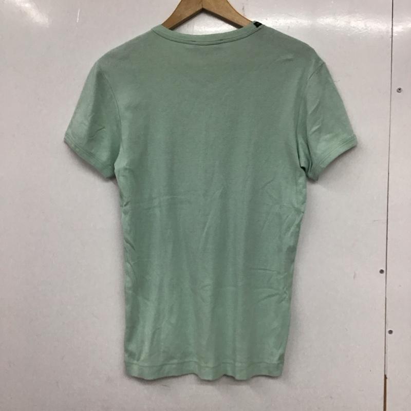 ドルチェアンドガッバーナ DOLCE&GABBANA Tシャツ 半袖 QGC013 クルーネック 48 無地 薄緑 / ライトグリーン /  レディース USED 古着 中古 10139131