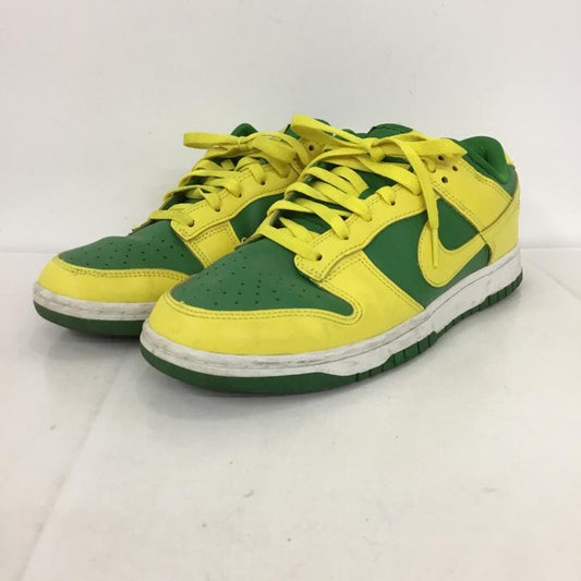 ナイキ NIKE スニーカー スニーカー DV0833-300 DUNK LOW RETRO BTTYS 28cm 28.0cm ロゴ、文字 緑 / グリーン / X 黄 / イエロー /  メンズ USED 古着 中古 10133172