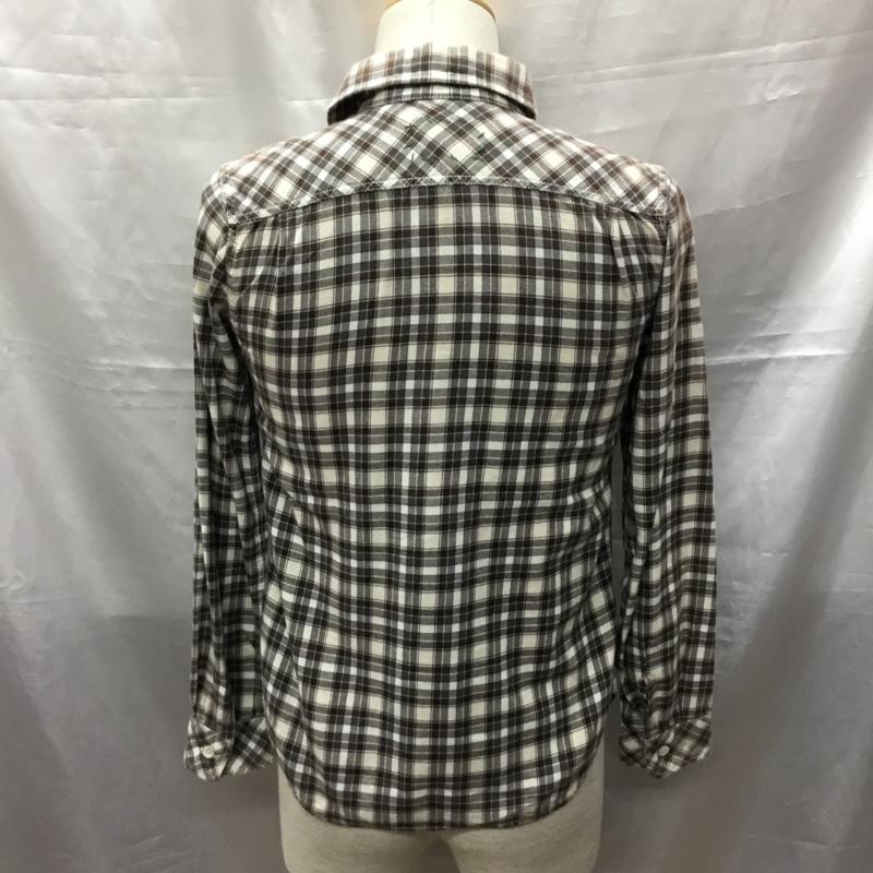 ロンハーマン Ron Herman シャツ、ブラウス 長袖 長袖シャツ カラーシャツ ポケットシャツ 長袖カットソー チェックシャツ S チェック 茶 / ブラウン /  メンズ USED 古着 中古 10117547