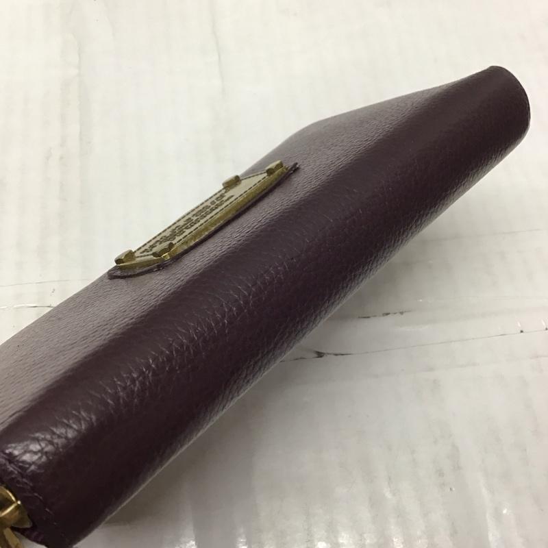 マークバイマークジェイコブス MARC by MARC JACOBS 財布 長財布 ラウンドファスナー 箱有 WORKWEAR ロゴ、文字 紫 / パープル /  レディース USED 古着 中古 10113365