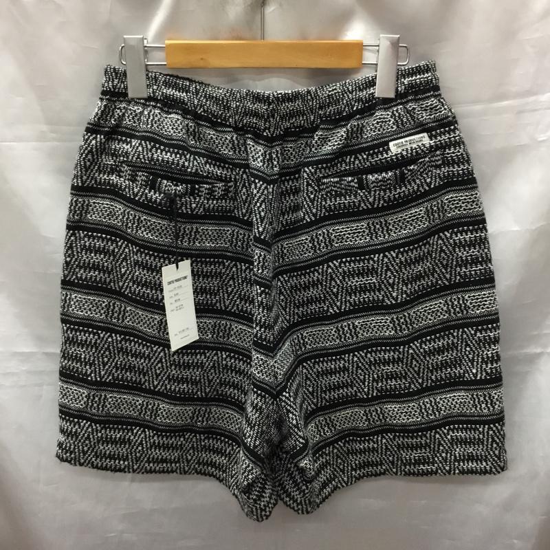 クーティープロダクションズ COOTIE PRODUCTIONS パンツ ショートパンツ cte-19s108 MexicanJacquardEasyShorts ハーフパンツ ショートパンツ カジュアルパンツ M 総柄 白 / ホワイト / X 黒 / ブラック /  メンズ USED 古着 中古 10117717