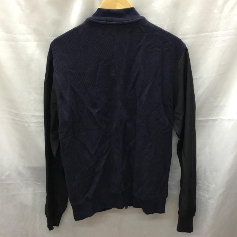 コムサイズム COMME CA ISM ジャケット、上着 ジャンパー、ブルゾン 47-22BP02 裏毛 ジャージーブルゾン M 無地 紺 / ネイビー / X 黒 / ブラック /  メンズ USED 古着 中古 10117800