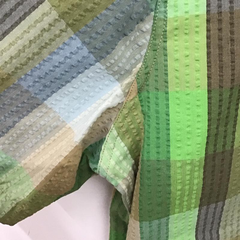 パタゴニア patagonia シャツ、ブラウス 半袖 半袖シャツ チェックシャツ カラーシャツ L チェック マルチカラー / マルチカラー /  メンズ USED 古着 中古 10149705
