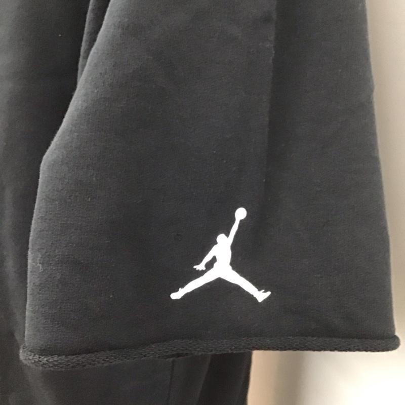エアジョーダン AIR JORDAN パーカー 半袖 911317-010 SPORTSWEARSHORTSLEEVEHOODEDTOP 半袖パーカー M ロゴ、文字 黒 / ブラック /  メンズ USED 古着 中古 10109793